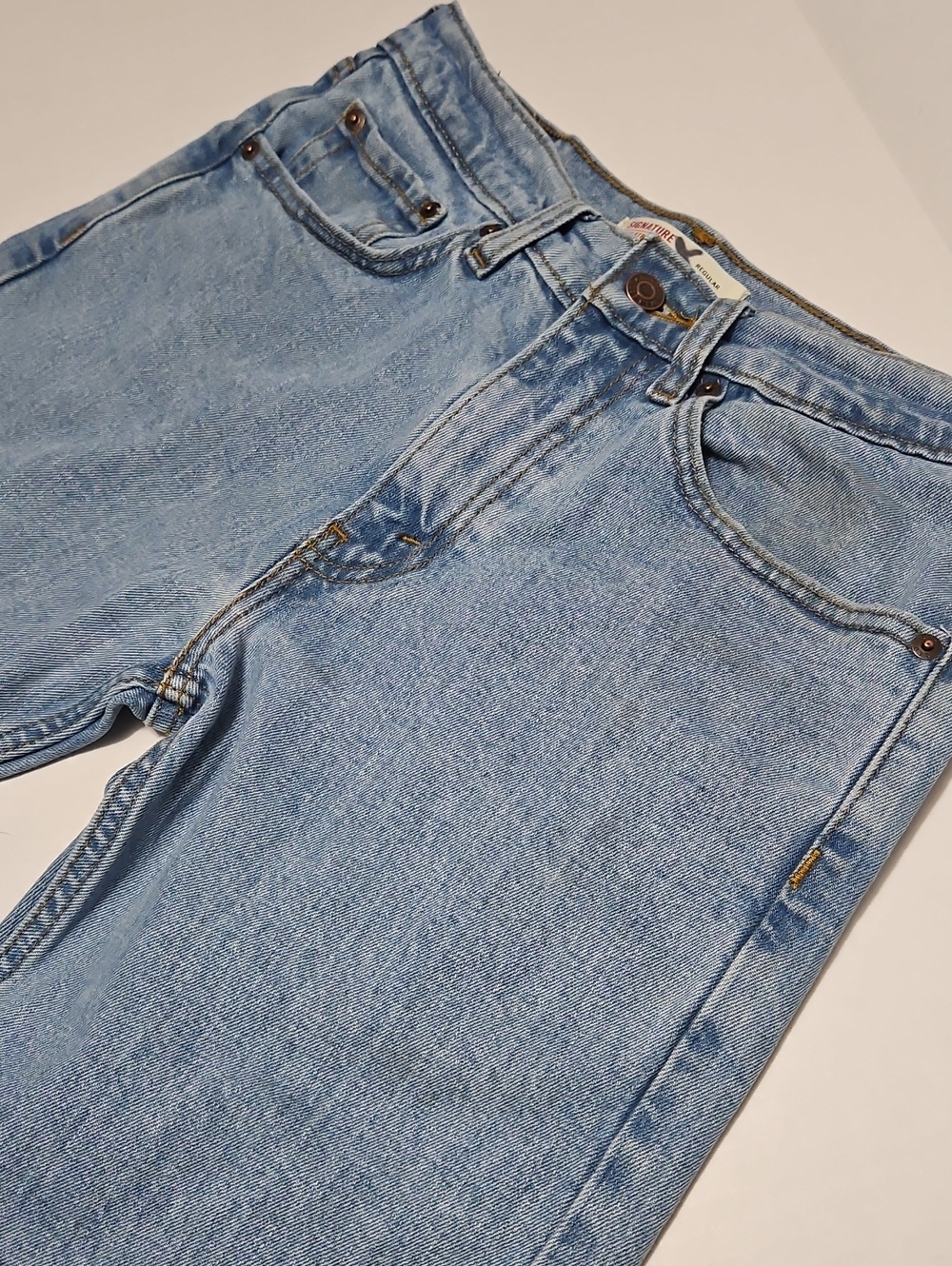 Signature by Levi Strauss Light Blue Relaxed Regular Men’s Jeans Size 30x32